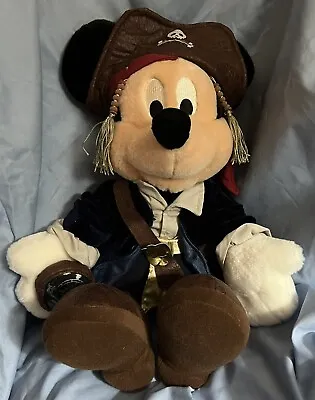 Disney Theme Parks Mickey Mouse Pirates Of The Caribbean W/ Compass Jack Sparrow • £14.57
