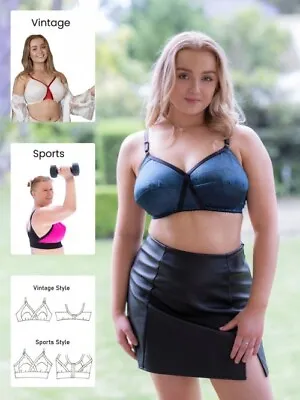 Booby Traps Sewing Pattern Sabrina Wirefree Bra Lingerie Regular 10 To 18 • £19.98