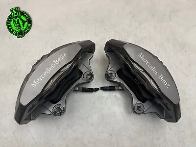 2014-2020 MERCEDES S CLASS W222 FRONT LEFT & RIGHT BRAKE CALIPERS BREMBO OEM 49k • $311.99