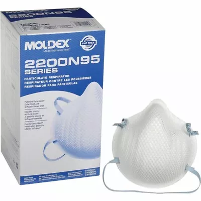 Moldex 2200 N95 Particulate Respirator Medium/Large 20 Masks Per Box EXP 09/30 • $23.05