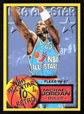 1996-97 Fleer European Edition Michael Jordan NBA All-Star Retro #312 • $4.74