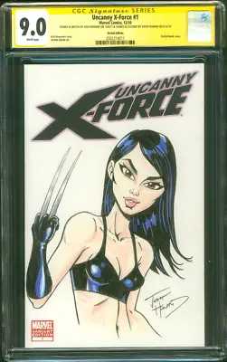 Uncanny X Force 1 CGC SS 9.0 Josh Howard Original Art X 23 Sketch X Men Movie • $179.99