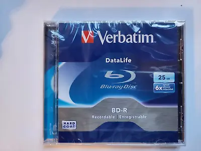 £4.69 • Buy Verbatim BD-R 25GB 6X Speed Blu-ray Recordable Media Disc Jewel Case Sealed