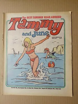 TAMMY And JUNE - 20th July 1974 - UK Paper Comic (4p Issue)  • £4.99