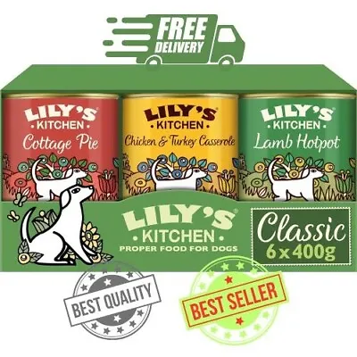 Natural Grain-Free Complete Adult Dry Dog Food By Lily's Kitchen • £15.99