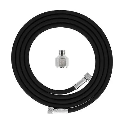 6' Airbrush Hose With 1/8  BSP Fitting Ends & 1/4  To 1/8  Compressor Adapter • $7.99