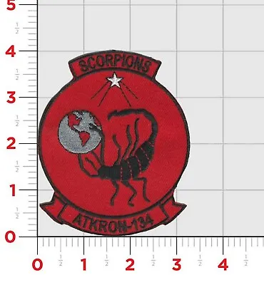 $28.99 • Buy 4  Navy Va-134 Scorpions Atkron-134 Fixed Wing Squadron Embroidered Patch