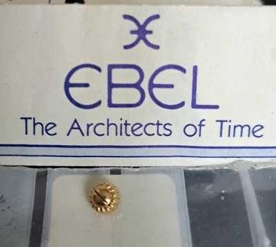 $135 • Buy Ebel 1911 Men's Watch Part 18k Solid Gold Crown For El Primero Model