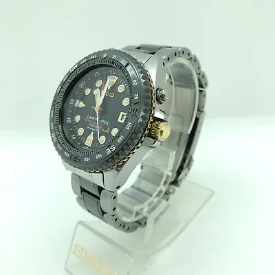 [w1708] SEIKO LANDMASTER SBDW002 5M65-0A10 NAOMI UEMURA KINETIC W/box Papers EX • $1728.72