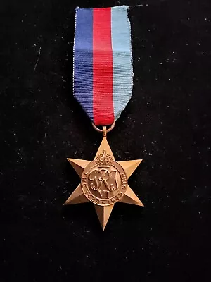 Original WWII 1939 - 1945 Star Medal British Military Full Size World War Two  • £14