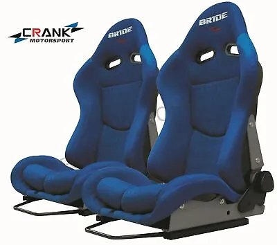 2x Bride Seat Stradia Blue Fiberglass Bride Japan ADR Appv Car Racing Sport Seat • $1145