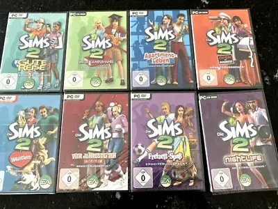 £70.96 • Buy The Sims 2 Games 8 X Expansion Pack Add On Open Nightlife Campus New