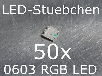 50x 0603 RGB SMD LED 3-Chip • $9.63