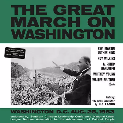 Rev. Martin Luther King & Various | The Great March On Washington | 12  Vinyl • $24.99