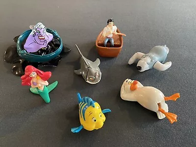 McDonalds The Little Mermaid Happy Meal Toys 1996 Almost Complete 1-7 (No Crab) • $8