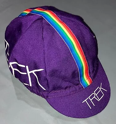 Vintage Trek Cycling Hat Purple Cap It All Huntington Beach USA • $35