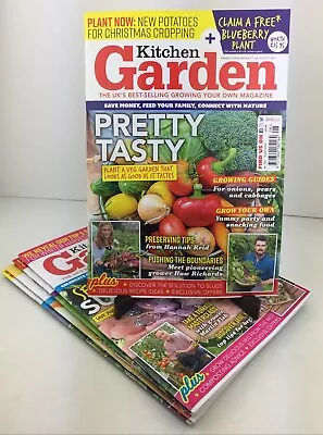 Kitchen Garden 2023 Magazine Bundle X5 Advice Project Inspiration Tips Ideas VGC • £11.99