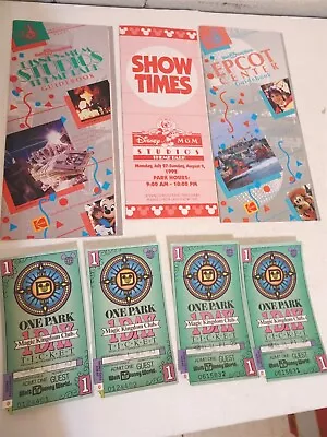 Walt Disney World MGM Studios Epcot Center Show Times Tickets 1992 • $19.99