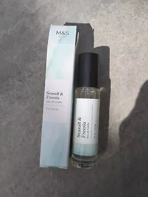 MARKS & SPENCER Seasalt & Freesia Perfume RARE Fragrance EDT 10ml Spray FREE P&P • £12