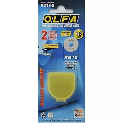 OLFA Rotary Cutter Spare Blades Select From RB18 RB28 RB45 RB60 Leather/clothing • £7.75