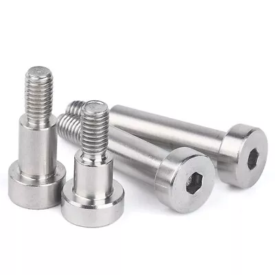 304 Stainless Steel Hex Plug Screw Shaft Shoulder Contour Bolt Spacing ￠6-8 M5 • £9.59