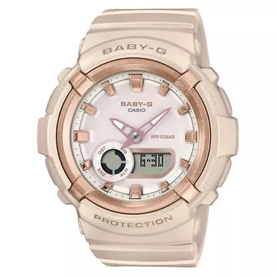 Casio Baby-G Analogue/Digital Metallic Accents Rose Gold Watch BGA280BA-4A BG... • $169