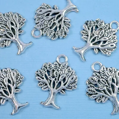 £2.95 • Buy 20 Tibetan Silver Tree Of Life Charms Pendant Oak Nature Pagan Wiccan