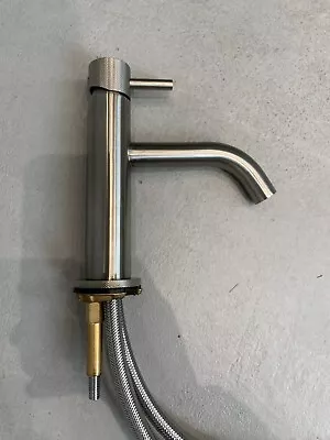 Crosswater MPRO Basin Mixer Brushed Stainless Steel With Knurled Handle • £180