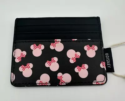 Loungefly Disney Minnie Mouse Pink Heads Cardholder • $15.95