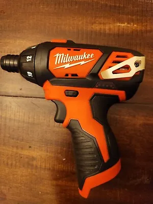 BRAND NEW Milwaukee M12 2401-20 1/4  In. Hex Screwdriver Driver Cordless 12-Volt • $44.99