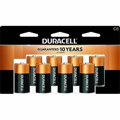 $14.99 • Buy Duracell - Copper Top C8 Alkaline Batteries / MN14R8DW 1.5V