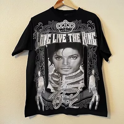 Michael Jackson Long Live The King T Shirt Pop Star  Adult Size Medium Y2K • $29