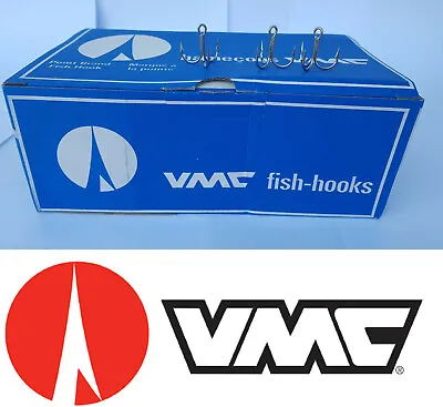 500 X VMC FISH TREBLE HOOKS  SIZE 2  - BOX OF 500 PIECES MADE IN FRANCE 7651 NIB • $50