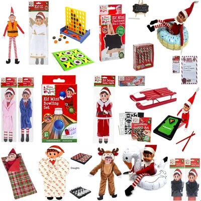 £3.75 • Buy Elf Accessories Props Stock On The Shelf Ideas Kit Christmas Games Clothes