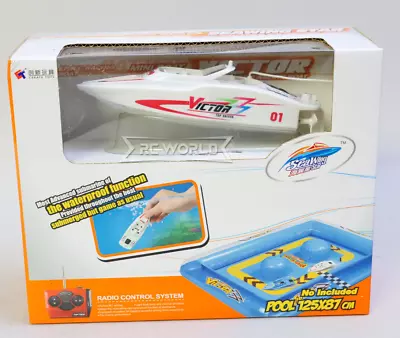 Remote Control RC Micro BOAT RC Mini  Boat -WHITE - • $13.99