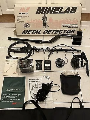 Minelab Sovereign XS-2 PRO BBS 1000 Coil Metal Detector Boxed + Accessories • £72