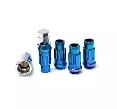 Wheel Mate Muteki SR48 Open End Locking Lug Nut Set Of 4 - 12x1.50 48mm Blue • $56.05