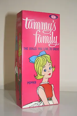 TAMMY FAMILY PEPPER BOX (REPRODUCTION) FOR 1960's  PEPPER  DOLL -TAMMY'S SISTER • £14.99