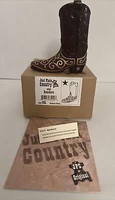 Just Plain Country Ranchero Cowboy Boot Mini 85020 In Original Box Farm Living • $9.95