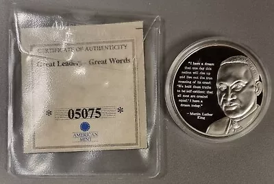 Martin Luther King Medal Great Leaders Great Words #66679 • $4.99