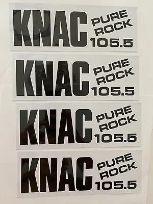 KNAC STICKER METAL STICKER METALLICA Sticker ROCK GLAM METAL Judas Priest Radio • $4.99