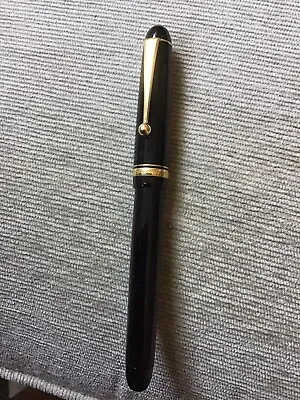 £80 • Buy Vintage Black/gold Pilot Fountain Pen Gold Nib Never Used 