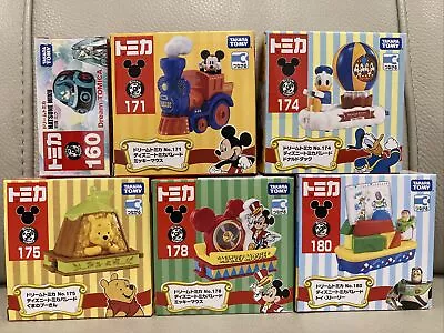 NEW Japan Takara Tomy Tomica Disney Mickey Donald Parade Set Of 5 + Hatsune Miku • $119.99