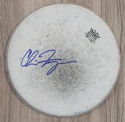 Chris Fryar Signed 12  Drumhead Zac Brown Band Drummer Drum Head LEGEND RAD • $239.99