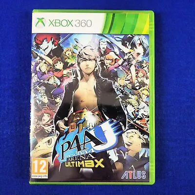 Xbox 360 PERSONA 4 ARENA ULTIMAX Game P4A Microsoft PAL Version • $38.49