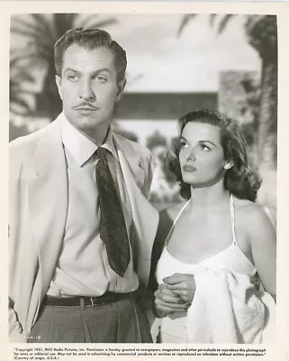 HIS KIND Of WOMAN Original 1951 8 X 10 RKO Still VINCENT PRICE Jane Russell Vv • $9.99