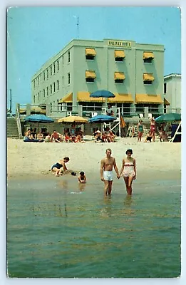 POSTCARD Halifax Hotel Virginia Beach VA Bathing Swimming • $8.46