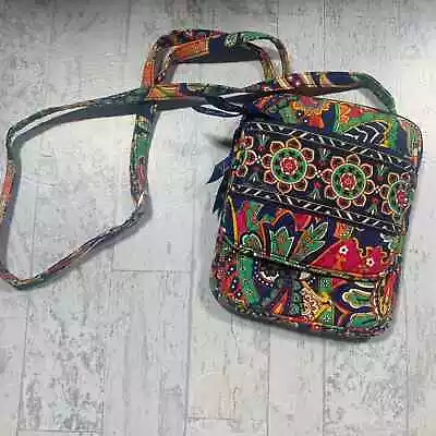 Vera Bradley Venetian Paisley Mini Hipster Cross Body Purse Travel • $19.69