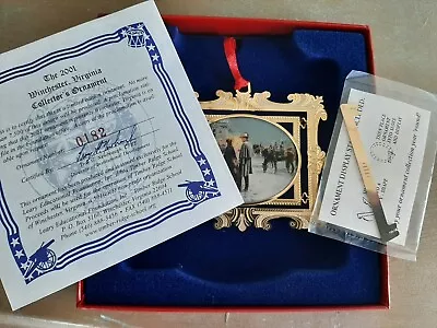 M Kunstler 2001 Collectible Christmas Ornament #0182 Timber Ridge 6th In Series • $67.50