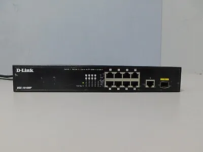 D-Link 10-Port Gigabit PoE+ Unmanaged Switch 8 PoE+ Ports 1 GbE & 1 SFP Port • $59.95